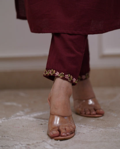 Beautiful Pure Cotton Super Dying Embroidery Suit